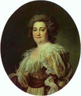 Portrait de N. Y. Levitzkaya, femme de l'artiste