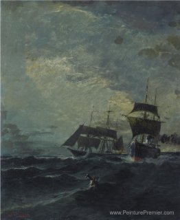 Bateaux à la mer