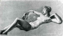 Femme allongée nue