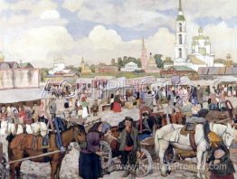 Le marché à Uglich