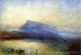 Le lac Blue Rigi de Lucerne Sunrise