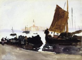 Venise, bateau à voile