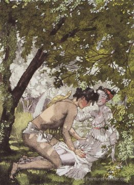 Illustration du roman Daphnis et Chloé 2