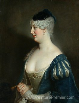 Portrait de Henriette von Zerbsten