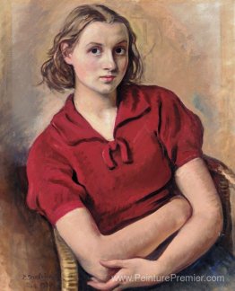 Portrait de la fille de l'artiste