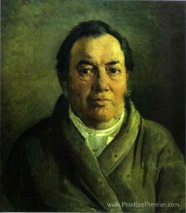 Portrait de Nikolay O.ge, père de l'artiste