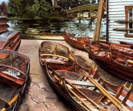 Cookham, bateau à chalie de Turk