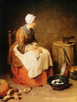 La femme de chambre de la cuisine