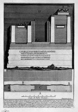 Les antiquités romaines, t. 2, planche IV. Plan et élévation du