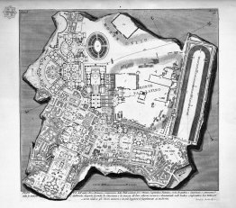 Les antiquités romaines, t. 1, plaque xlii. Plan des bains de di