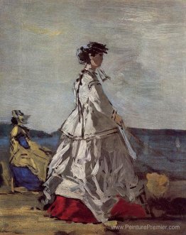 Princesse Pauline Metternich sur la plage