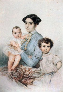 Portrait de Teresa Michele Tittoni avec des fils