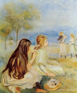 Jeunes filles au bord de la mer