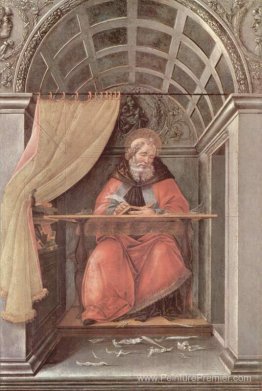 Saint Augustin dans sa cellule