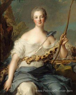 Jeanne-Antoinette Poisson, Marquise de Pompadour comme Diana