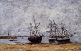 Le port de portrieux à marée basse