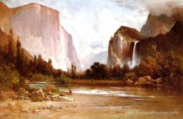 Piute Indiens pêche à Yosemite