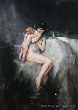 Nymhe et cupidon