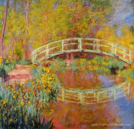 Le pont japonais (le pont dans le jardin de Monet)