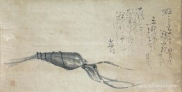 Chimaki par Matsumura Goshun (peinture) et Yosa Buson (calligrap