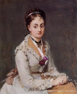 Portrait de la sœur de l'artiste, Mme Edma Pontillon, c.1872-75