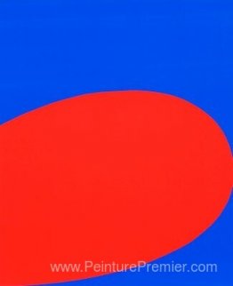 Rouge / bleu (à partir de dix œuvres de dix peintres)