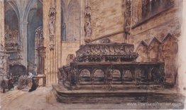 Le tombeau de l'empereur Frederick III dans le Stephansdom à Vie