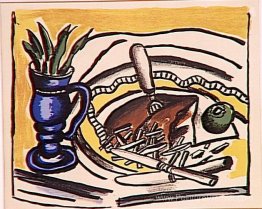 Nature morte avec Vase Blue (le Roosbeef)