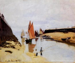 Entrée du port de Trouville