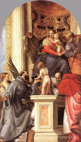 Madonna intronisée avec les saints