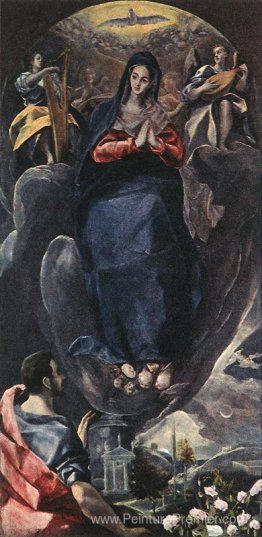 La vierge de l'Immaculée Conception et Saint-Jean