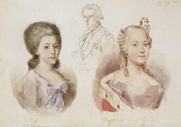 Portraits de la famille Menshikov