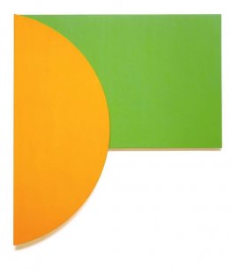 Soulagement orange avec vert