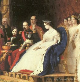 Napoléon III, Eugenie et leur fils pour adoption des ambassadeur