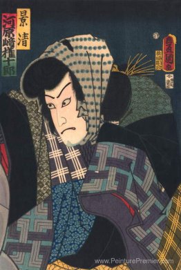 L'acteur de Kabuki Kawarasaki Gonjūrō ​​I