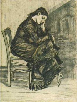 Figure courbée d'une femme Sien