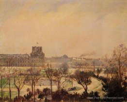 L'effet de neige des jardins Tuileries