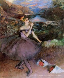 Danseuse avec bouquets