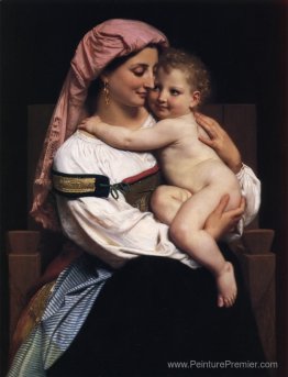 Femme de Cervara et de son enfant
