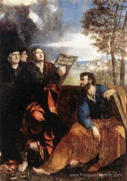 Sts John et Bartholomew avec des donateurs