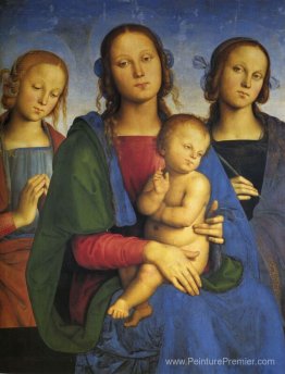 Madonna et enfant avec St. Catherine et St. Rosa