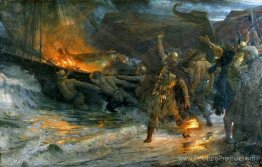 Les funérailles d'un viking