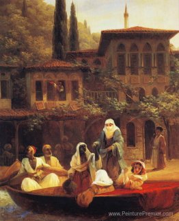 Ride en bateau par Kumkapi à Constantinople