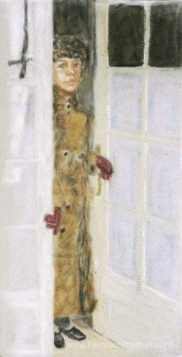 Anne dans l'embrasure de la porte