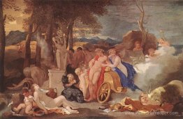 Bacchus et Ceres avec des nymphes et des satyres