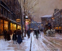 Boulevard de la Madeleine, hiver