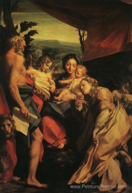 Madonna avec saint Jérôme (le jour)