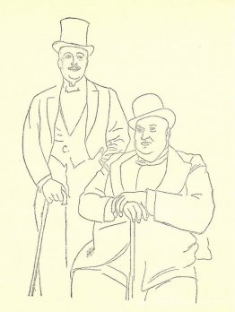 Portrait de Diaghilev et Seligsberg