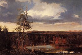 Paysage, le siège de M. Featherstonhaugh au loin