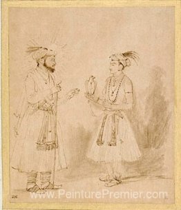 Shah Jahan et Dara Shikoh